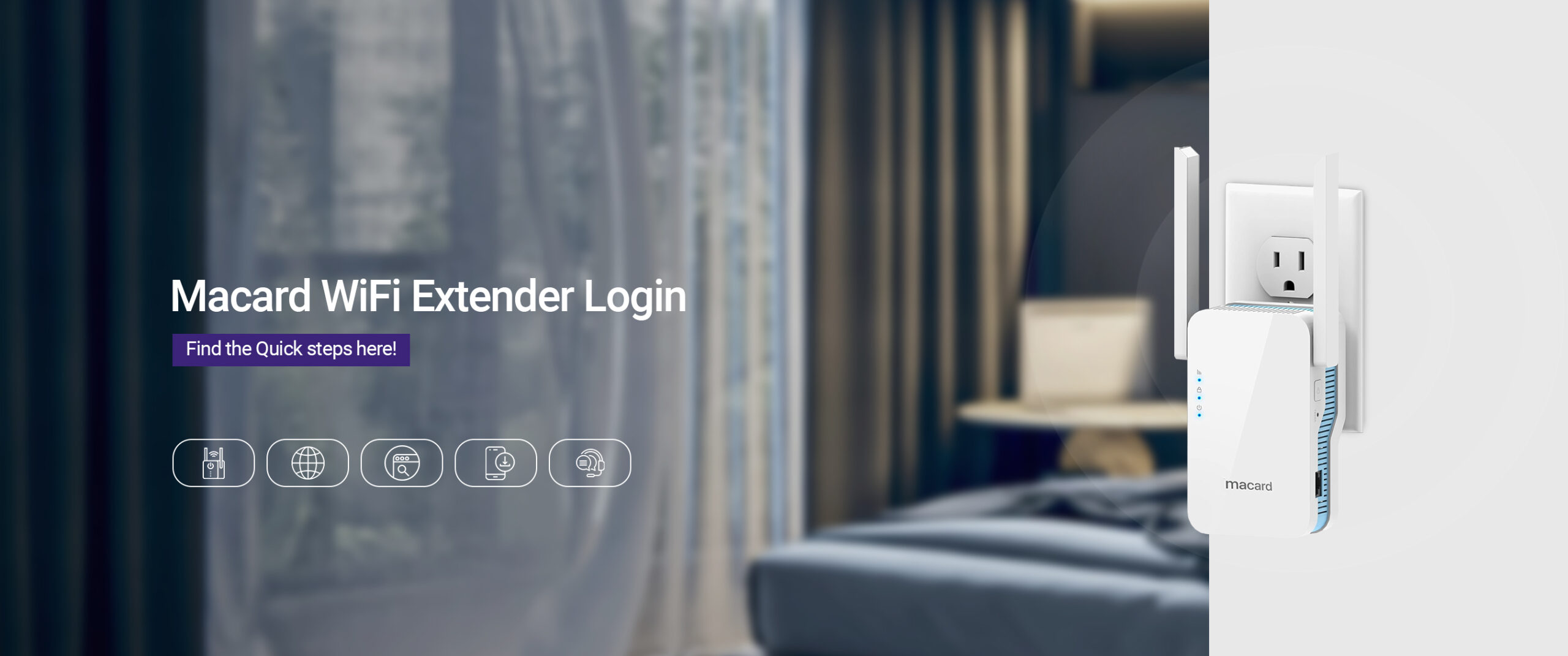 macard wifi extender banner