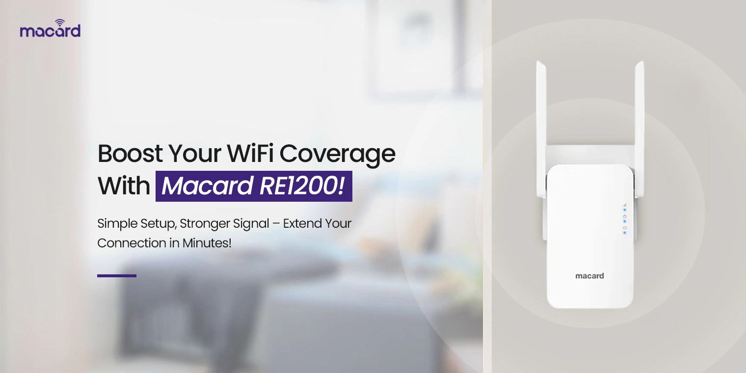 Macard RE 1200 WiFi Extender Setup